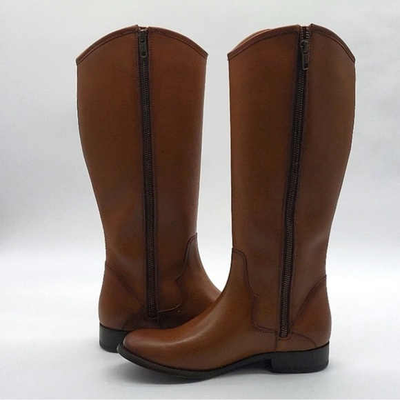 275- Frye Marissa Medallion Cognac Color Size 6 M NWT - Picture 5 of 9